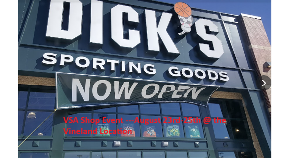 DICKS Shop Event 8/23-8/25/24